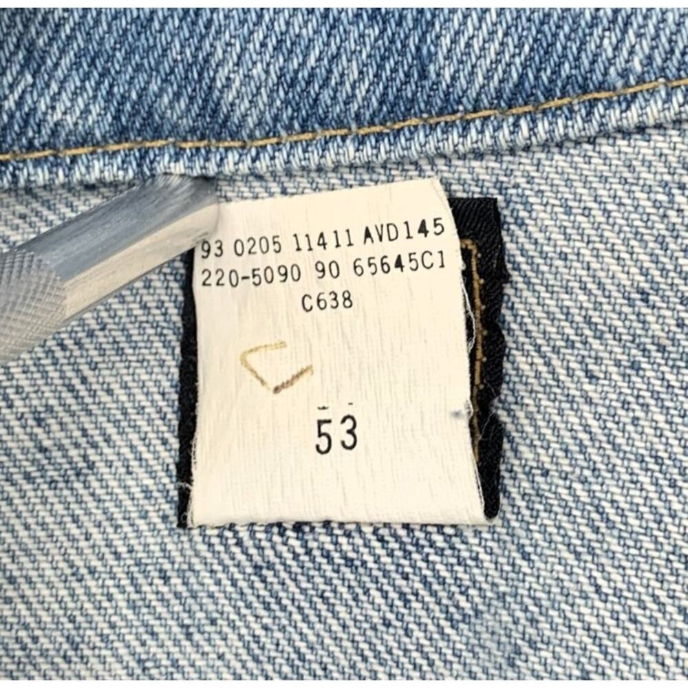 Return to Lonesome Dove Lee Jean‎ Jacket Men's Large Blue Denim TV VTG 90's - Picture 9 of 14
